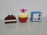 Lote O Meu Primeiro Cupcake Lego Duplo + Peça Extra
