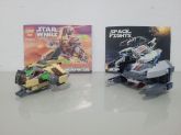 Naves Star Wars Microfighters Wookiee Gunship e Vulture Droid