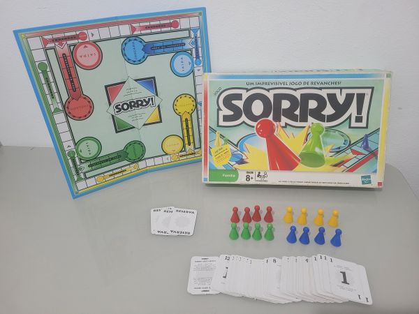 Jogo Sorry! Sinto Muito da Hasbro Completo 2009