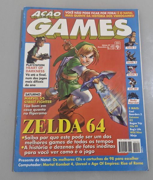 Revista Ação Games nº 134 – Editora Abril Jovem (1998)