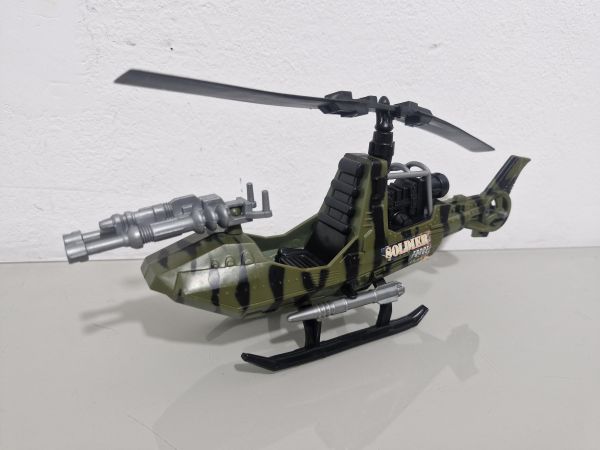 Bote de combate com figura + cachorro – Coleção Soldier Force
