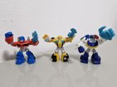 Lote Transformers Rescue Bots Playskool - Optimus Bumblebee Chase