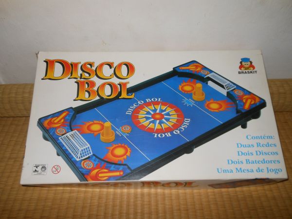 Jogo Disco Bol Azul Mesa Com 2 Discos e Redes - Desconto no Preço