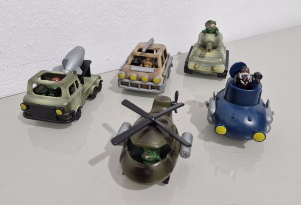 Coleção Quepy Vehicles do início dos anos 2000 Mini Veículos de Guerra Lote