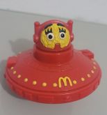 Red Saucer Funny Fry da Coleção McDonald's EUA "Space Launcher" 1993
