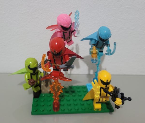 Minifiguras Power Rangers Força Mística Compatível Lego Mystic Force