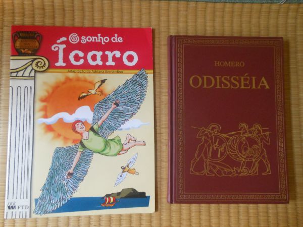 Lote de 2 Livros: O Sonho de Ícaro e Odisséia